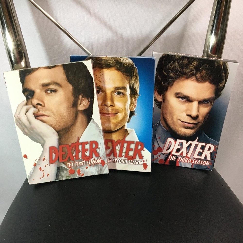DEXTER DVD LOT FIRST SECOND AND THIRD SEASON 9 DVD